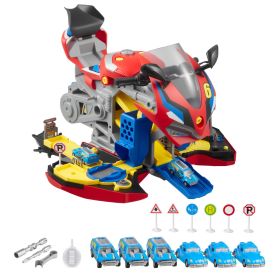 Motorcycle Engine Toy, 25 Pieces, Motorcycle Mechanic Toy with Removable Parts, Lights & Sounds, Simulated Riding & Track Racing
