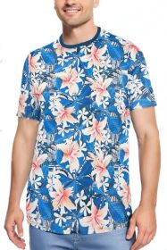 Allover Print Short Sleeve Tshirt (Color: AP08, size: S)